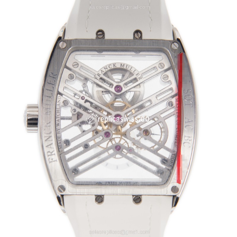 Franck Muller V 45 S6 SQT (AC.BC) VANGUARD Manual Wind Stainless Steel