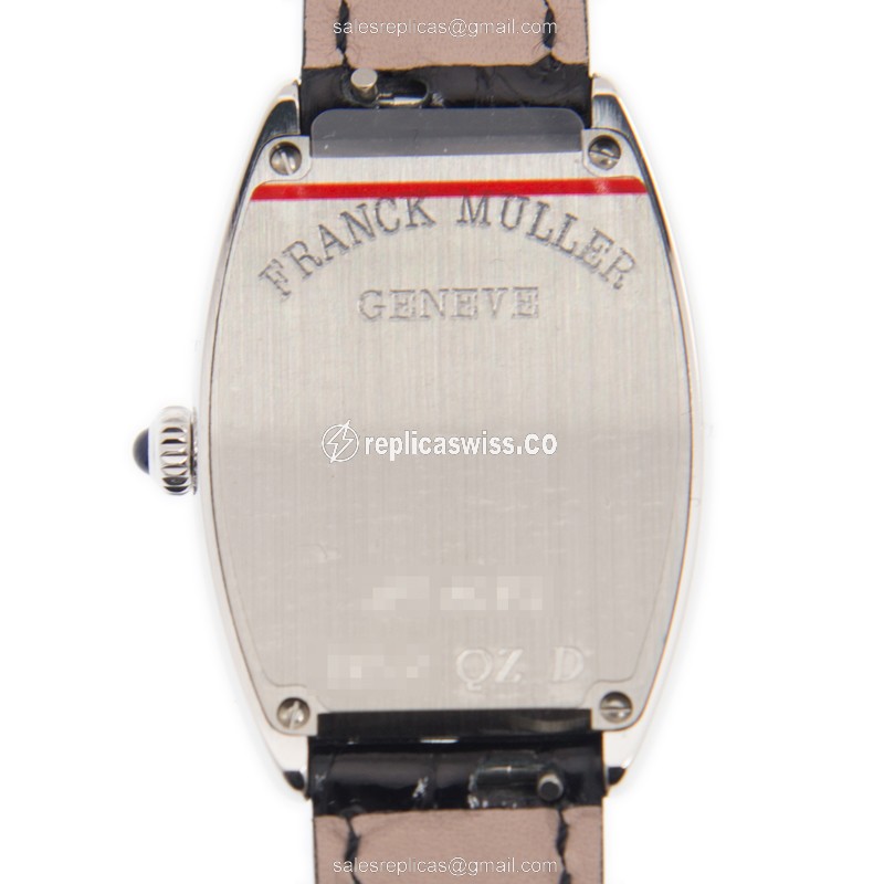 Franck Muller 1752 QZ D (AC) CINTREE CURVEX Quartz Stainless Steel & Diamonds