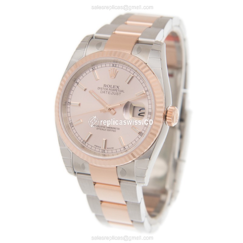 Rolex 116231 DATEJUST Automatic 18kt Rose Gold & Steel