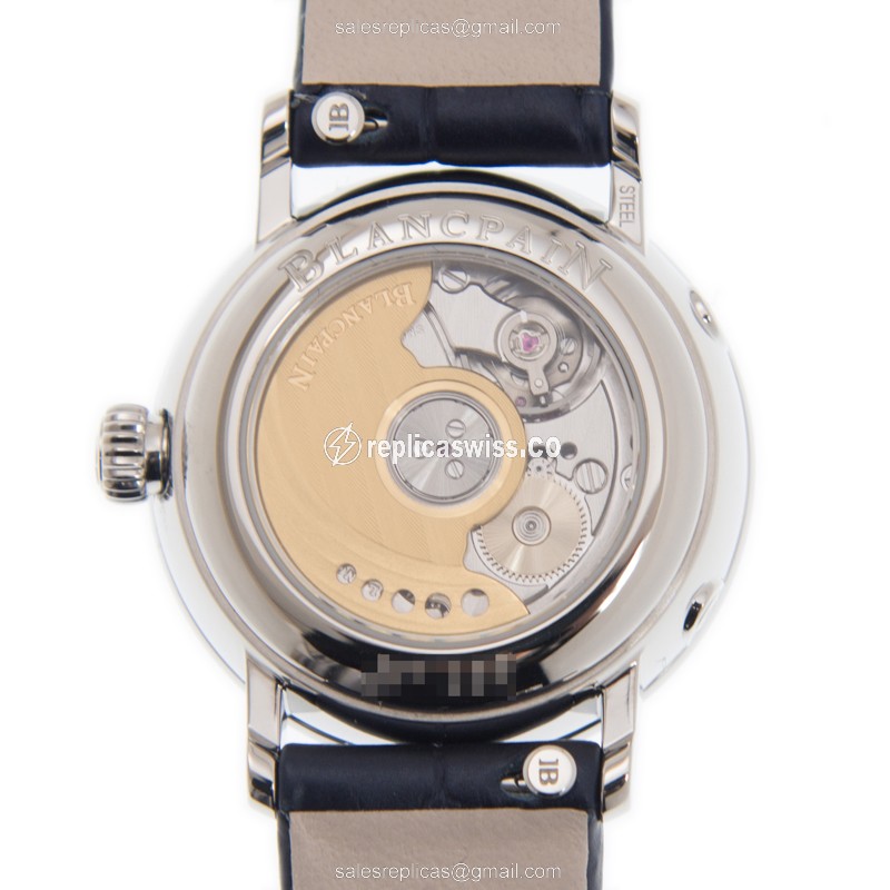 Blancpain 6106-4628-55A VILLERET Automatic Stainless Steel & Diamonds