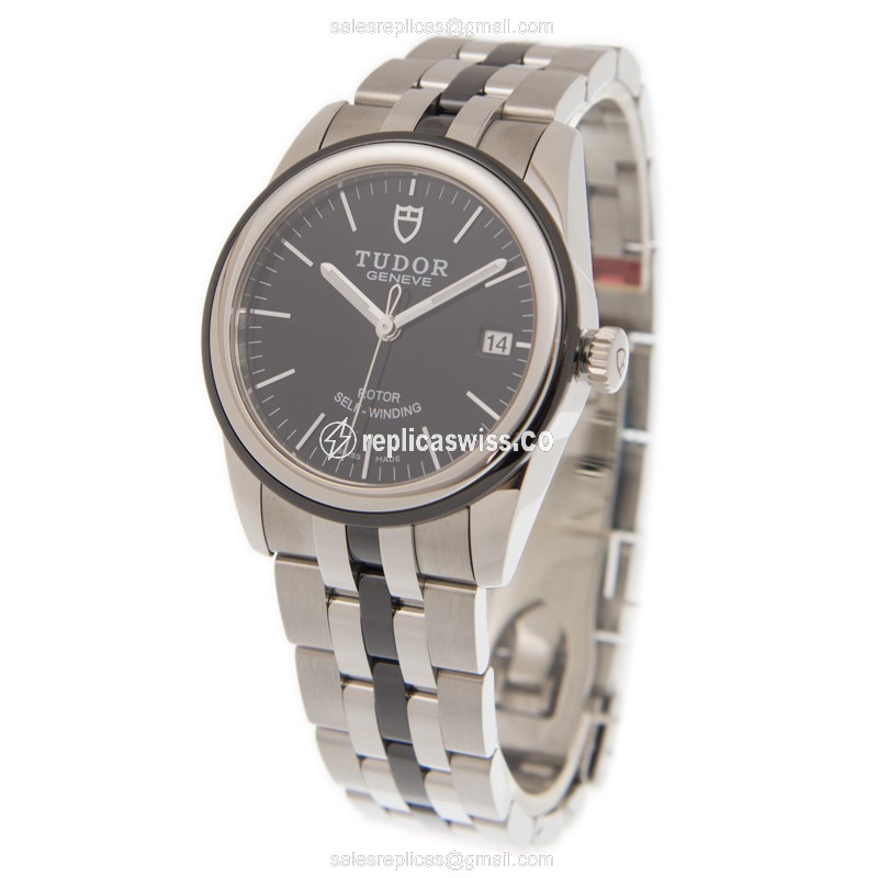 Tudor 55010N-68050N-BK GLAMOUR DATE Automatic Stainless Steel