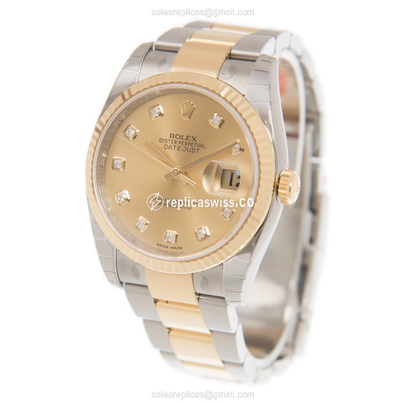 Rolex 116233G DATEJUST Automatic 18kt Gold & Steel