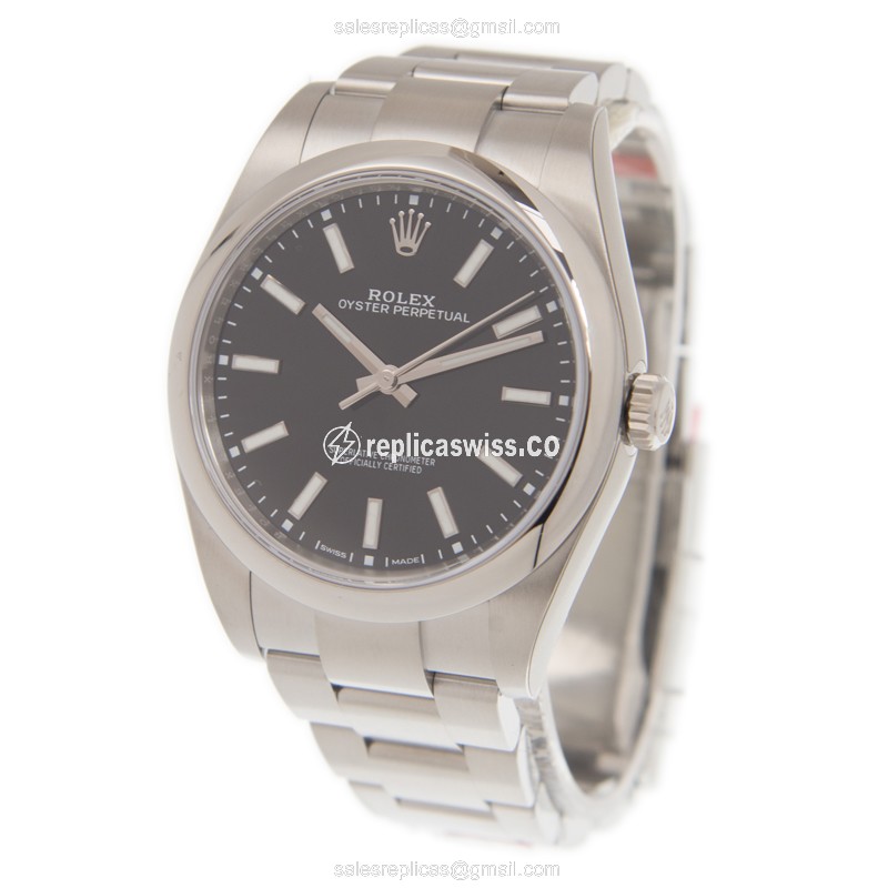 Rolex 114300BK_O OYSTER PERPETUAL Automatic Stainless Steel