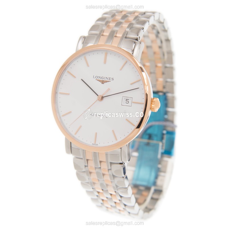 Longines L4.910.5.12.7 ELEGANT Automatic 18kt Rose Gold & Steel