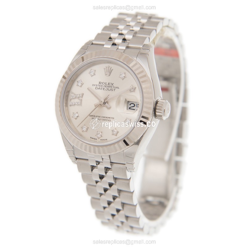 Rolex 279174-0021 LADY DATEJUST Automatic 18kt White Gold & Steel