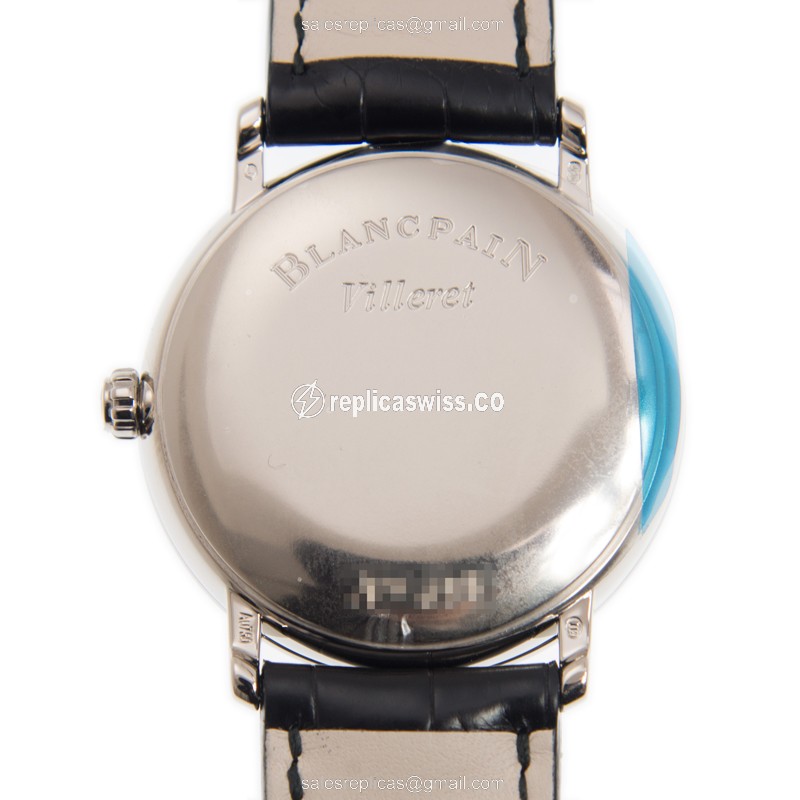 Blancpain 6223-1987-55B VILLERET Automatic 18kt White Gold & Diamond