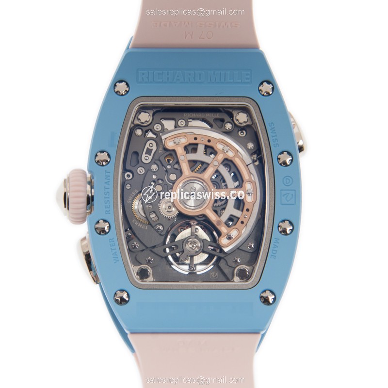 Richard Mille RM037WG-ATZ-B BLUE LADY SERIES Automatic Ceramic & Steel