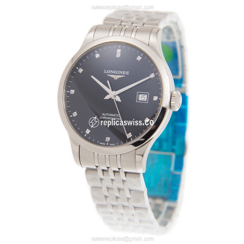 Longines L2.821.4.57.6 RECORD Automatic Stainless Steel
