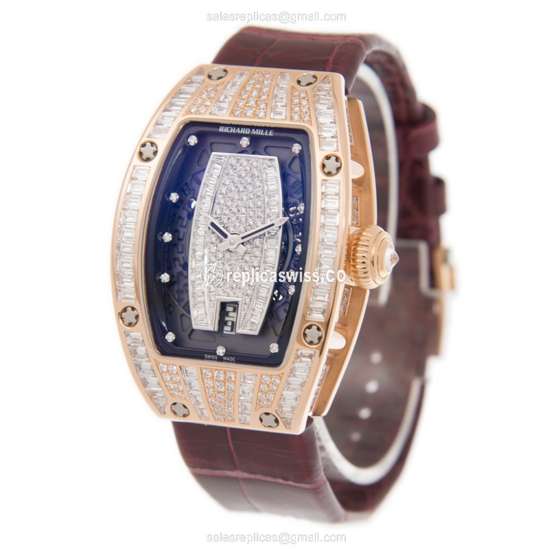 Richard Mille RM007 AH PG Automatic 18kt Rose Magic & Diamond