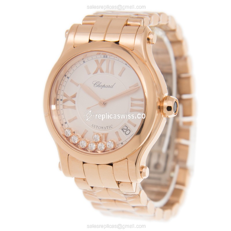 Chopard 274808-5002 HAPPY SPORT Automatic 18kt Rose Gold