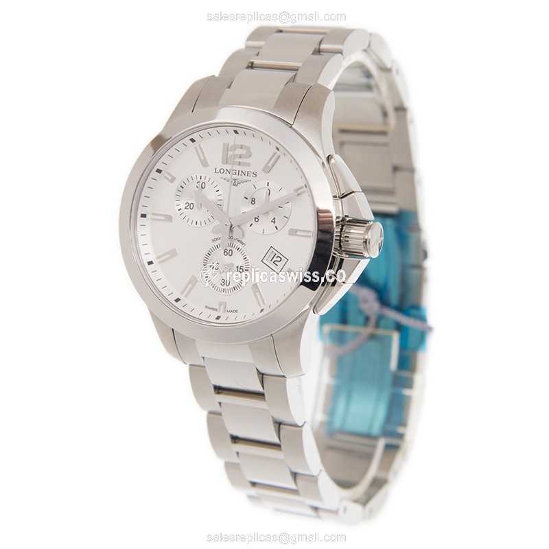 Longines L3.379.4.76.6 CONQUEST Quartz Stainless Steel