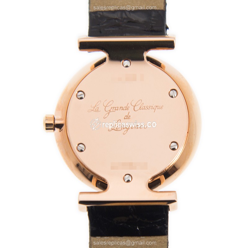 Longines L4.209.1.92.2 LA GRANDE Quartz 18kt Rose Gold & Steel