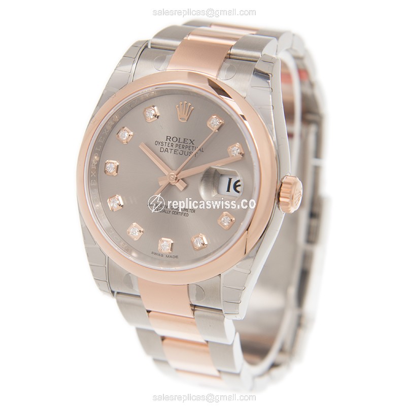 Rolex 116201G DATEJUST Automatic 18kt Rose Gold & Steel