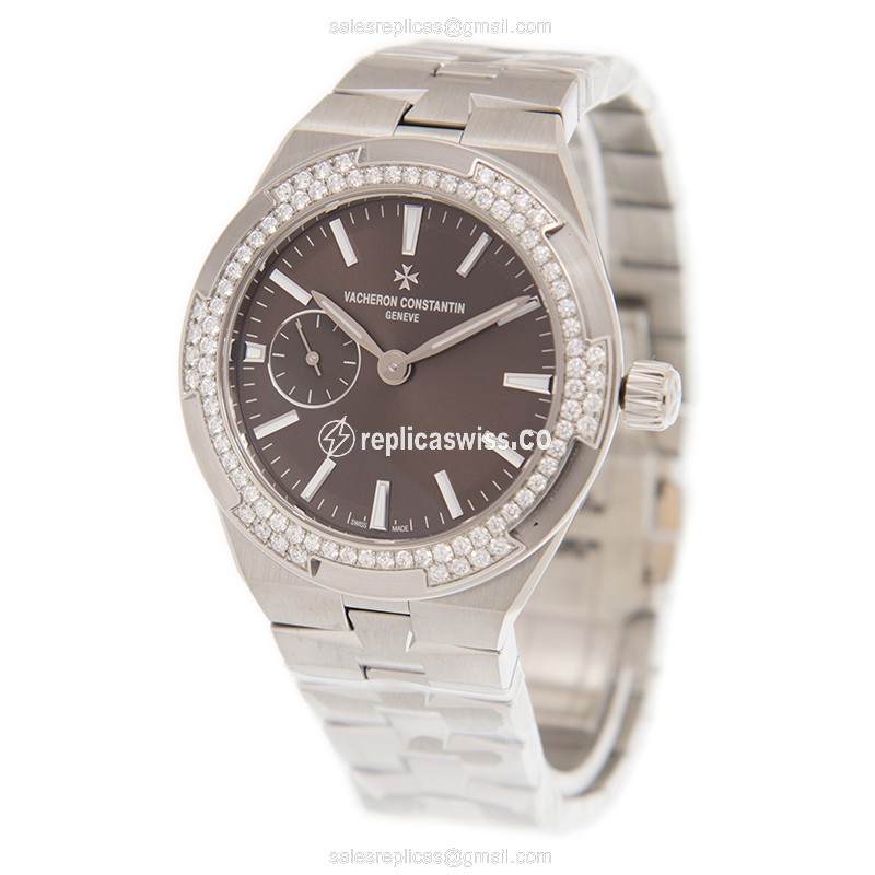 Vacheron Constantin 2305V/100A-B171 OVERSEAS Automatic Stainless Steel & Diamonds