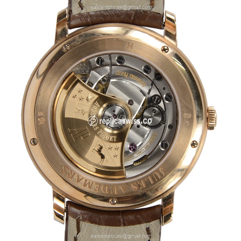 Audemars Piguet 15170OR.OO.A088CR.01 JULES AUDEMARS Automatic 18kt Rose Gold