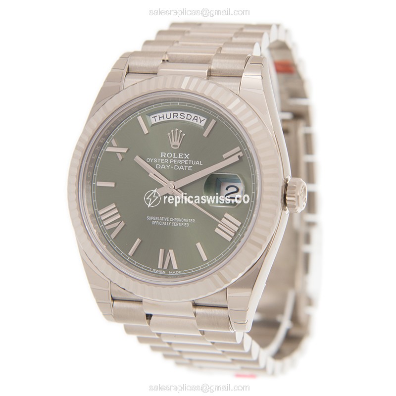 Rolex 228239-0033 DAY-DATE Automatic 18kt White Gold