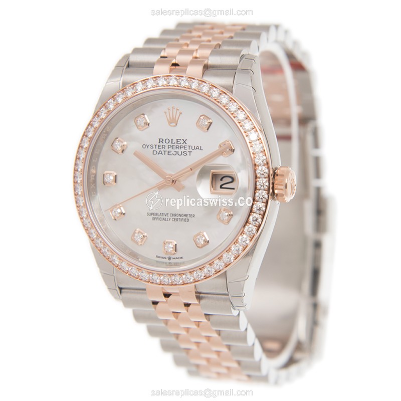 Rolex 126281RBR-0009 DATEJUST Automatic 18kt Rose Magic & Diamond