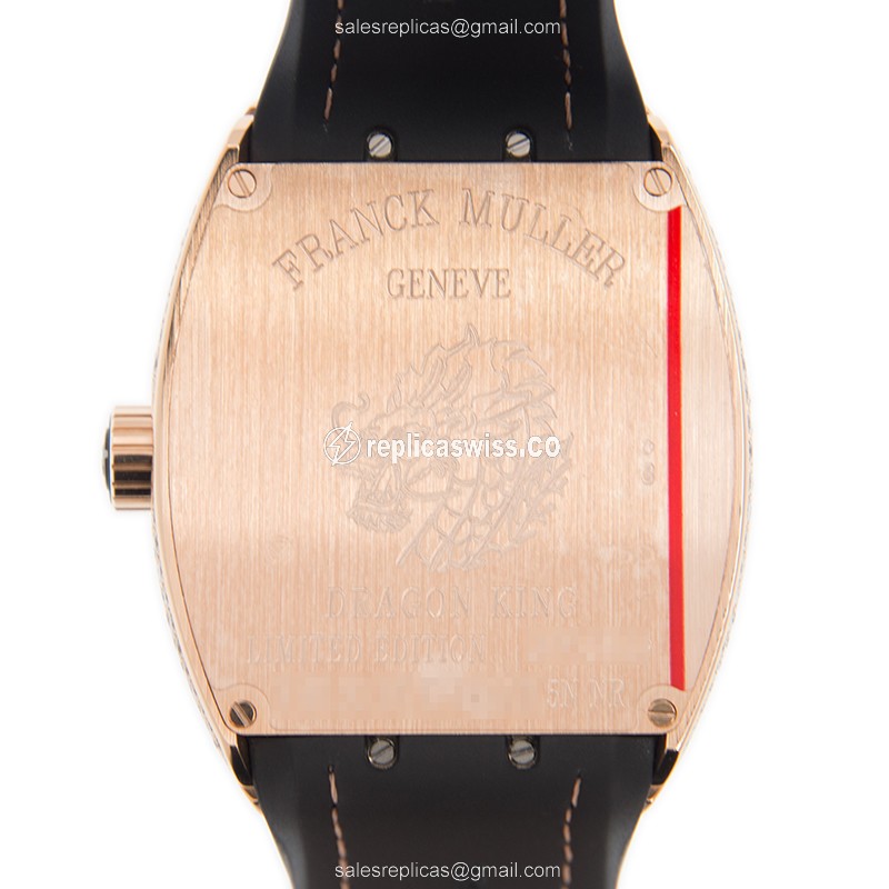 Franck Muller V 45 SC DT D DRGCD (5N.NR) VANGUARD Automatic 18kt Rose Gold & Diamonds