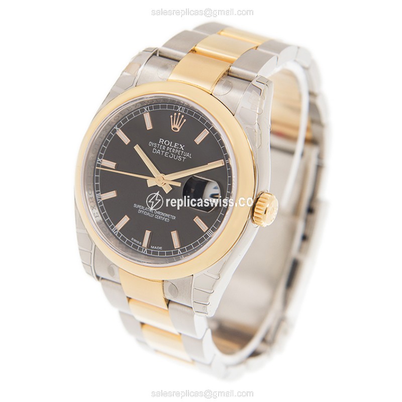 Rolex 116203BK_O DATEJUST Automatic 18kt Gold & Steel