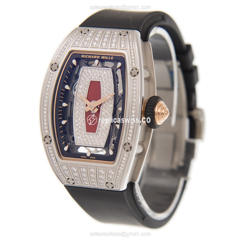 Richard Mille RM07-01 WG Automatic 18kt White Gold & Diamond