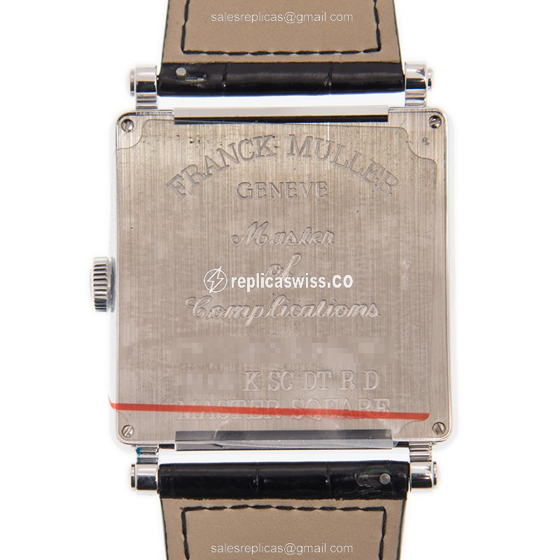 Franck Muller 6000 K SC DT R D (OG) MASTER SQUARE Automatic 18kt White Gold & Diamond