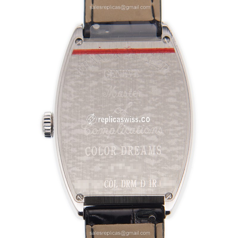 Franck Muller 2852 QZ COL DRM D 1R CD8 (AC) CINTREE CURVEX Quartz Stainless Steel & Diamonds