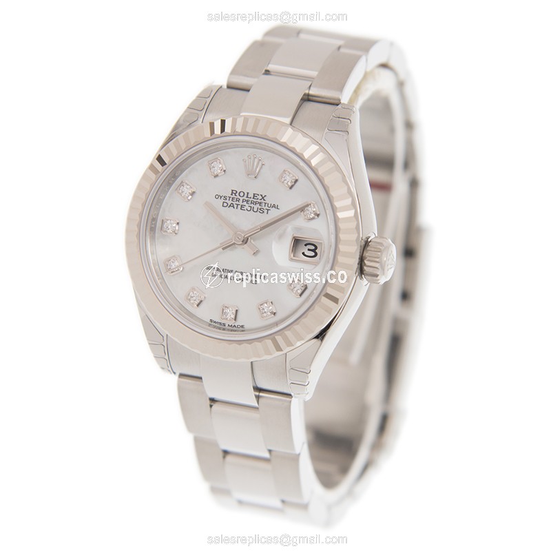 Rolex 279174-0010 LADY DATEJUST Automatic 18kt White Gold & Steel