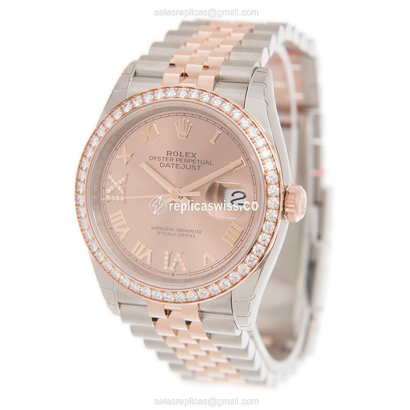 Rolex 126281RBR-0015 DATEJUST Automatic 18kt Rose Magic & Diamond