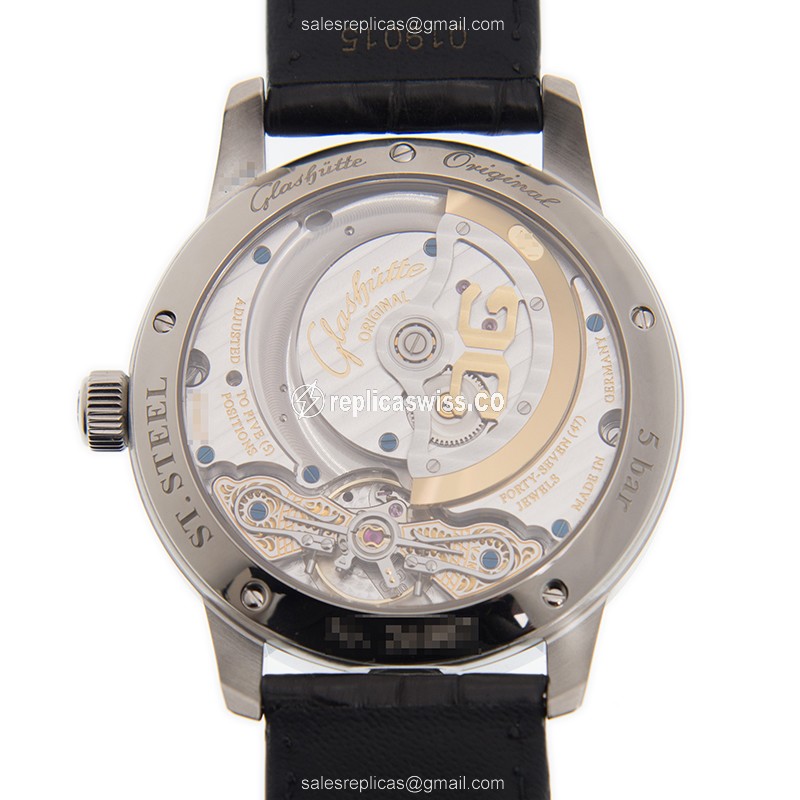 Glashutte 1-90-02-42-32-50 PRIMA LUNA Automatic Stainless Steel
