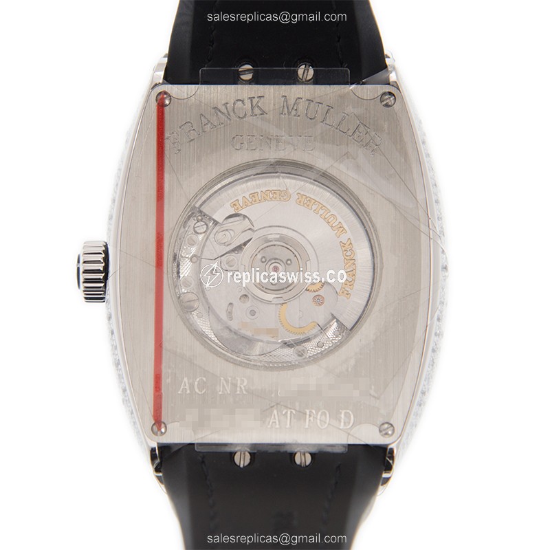 Franck Muller V 35 SC AT FO D (AC.NR) VANGUARD Automatic Stainless Steel & Diamonds