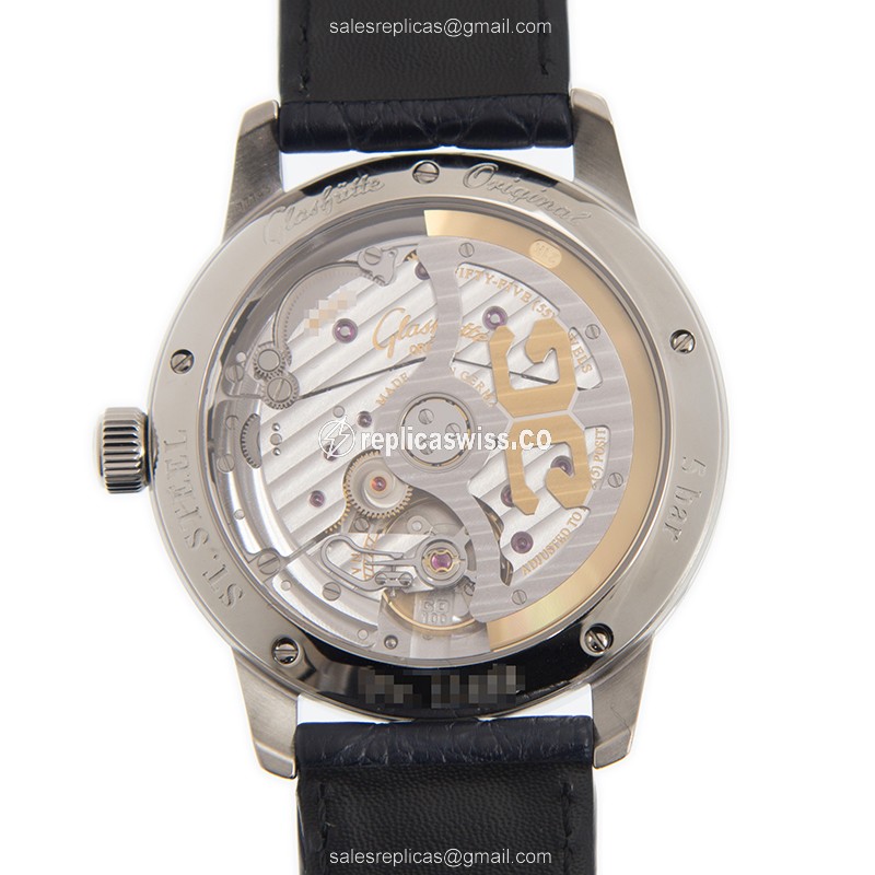 Glashutte 100-04-05-12-30 SENATOR MANUAL WINDING SKELETONIZED Automatic Stainless Steel