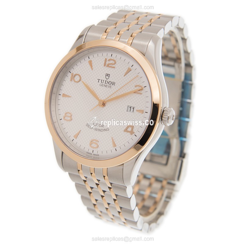 Tudor 91651-67071-SV 1926 Automatic 18kt Rose Gold & Steel