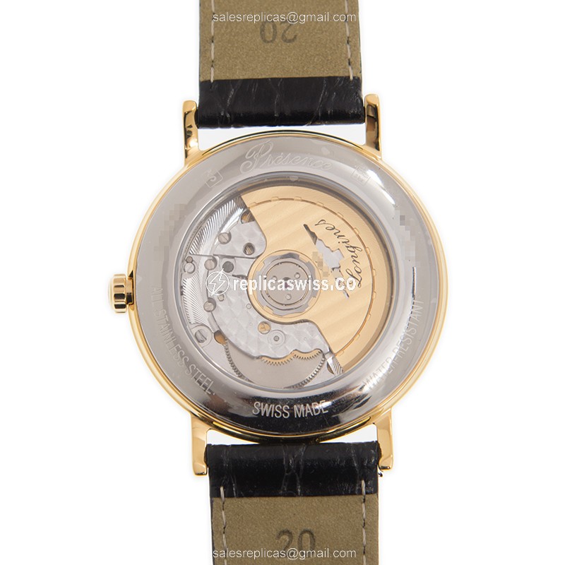 Longines L4.921.2.52.2 PRESENCE Automatic PVD Gold