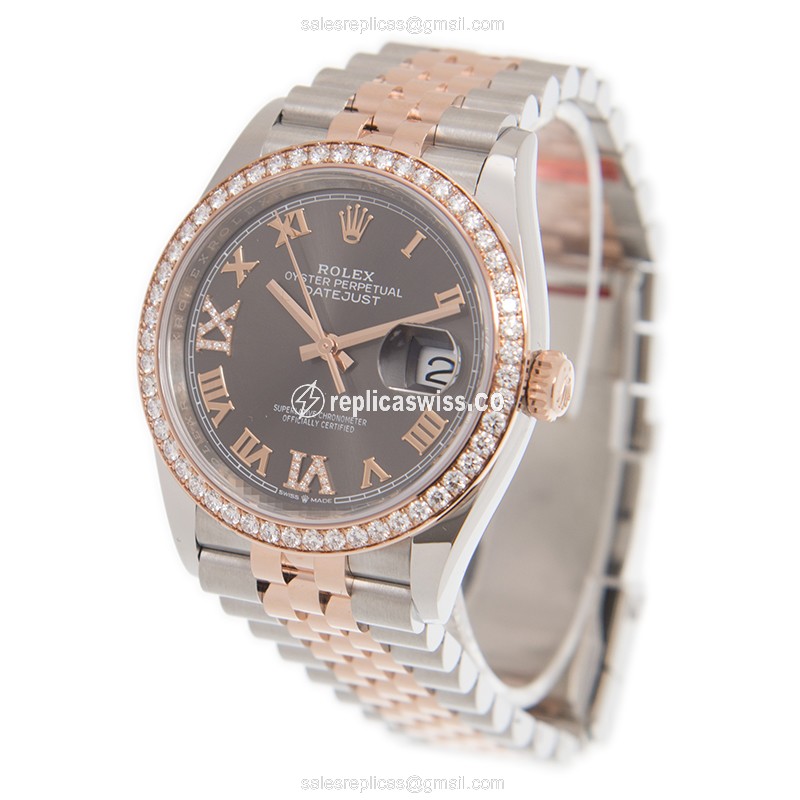 Rolex 126281RBR-0011 DATEJUST Automatic 18kt Rose Magic & Diamond