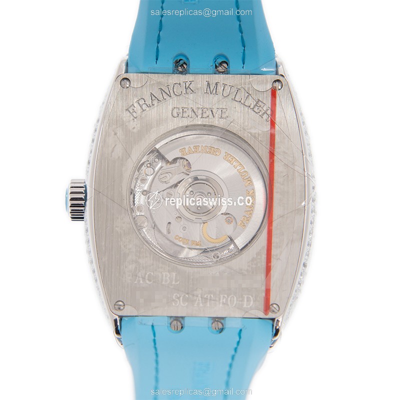 Franck Muller V 35 SC AT FO D (AC.BL) VANGUARD Automatic Stainless Steel