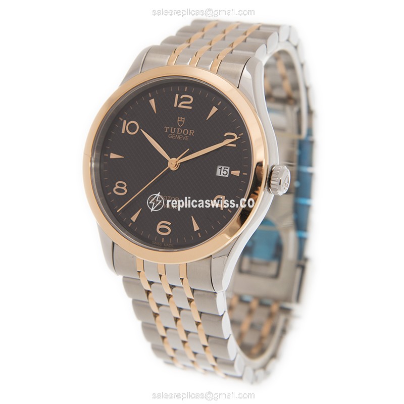 Tudor 91551-67051-BK 1926 Automatic 18kt Rose Gold & Steel