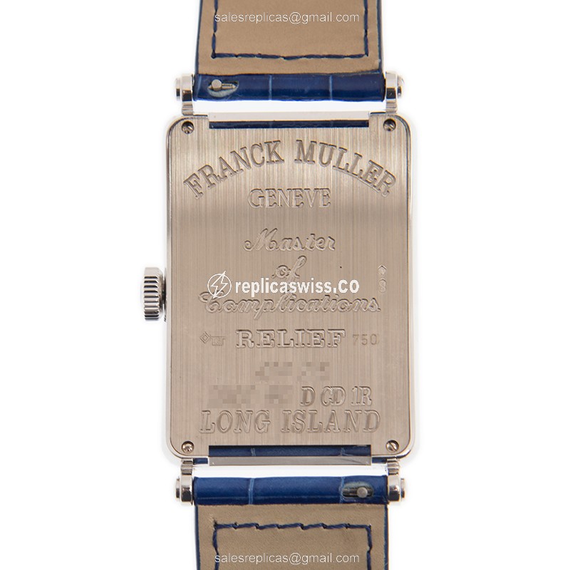 Franck Muller 1200SCDCD1R(OG) LONG ISLAND Automatic 18kt White Gold & Diamond