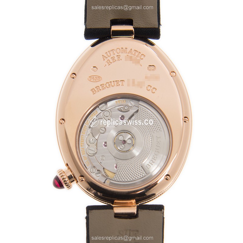 Breguet 8908BR/5T/864/D00D REINE DE NAPLES Automatic 18kt Rose Gold & Diamonds