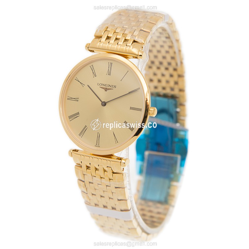 Longines L4.709.2.31.8 LA GRANDE Quartz 18kt Yellow Gold