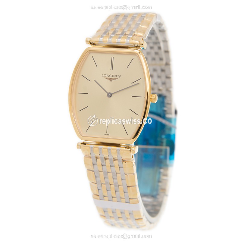 Longines L4.705.2.32.7 LA GRANDE Quartz 18kt Gold & Steel