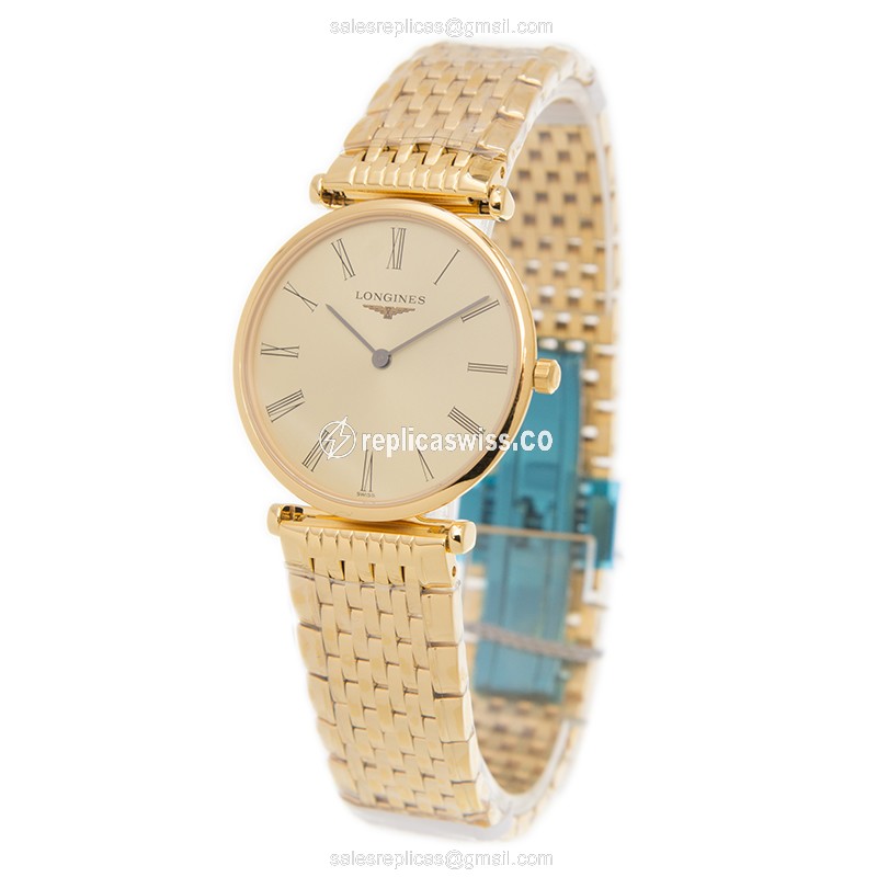 Longines L4.512.2.31.8 LA GRANDE Quartz 18kt Gold & Steel