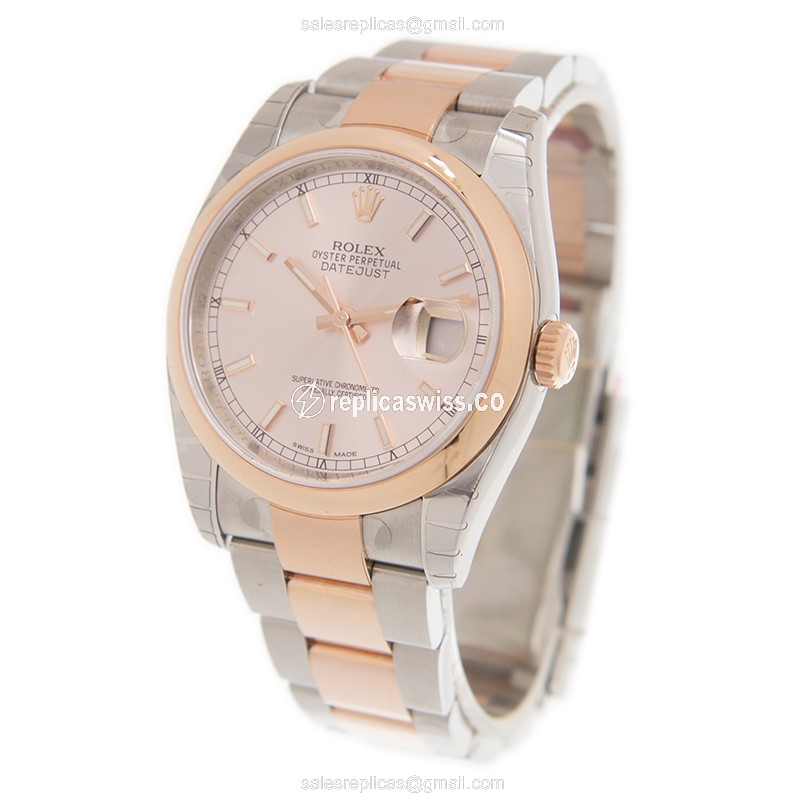 Rolex 116201 DATEJUST Automatic 18kt Rose Gold & Steel