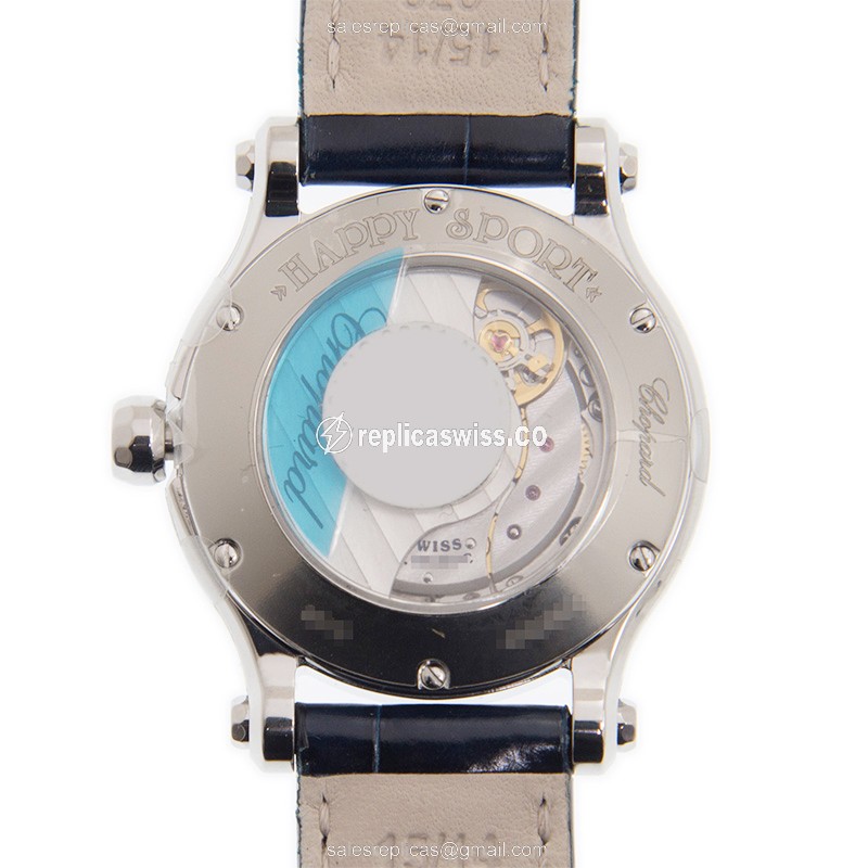 Chopard 278573-3010 HAPPY SPORT Automatic Stainless Steel & Diamonds