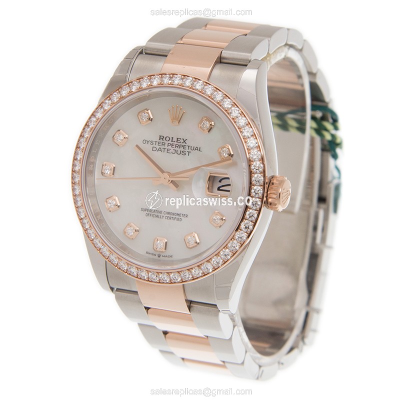 Rolex 126281RBR-0010 DATEJUST Automatic 18kt Rose Magic & Diamond