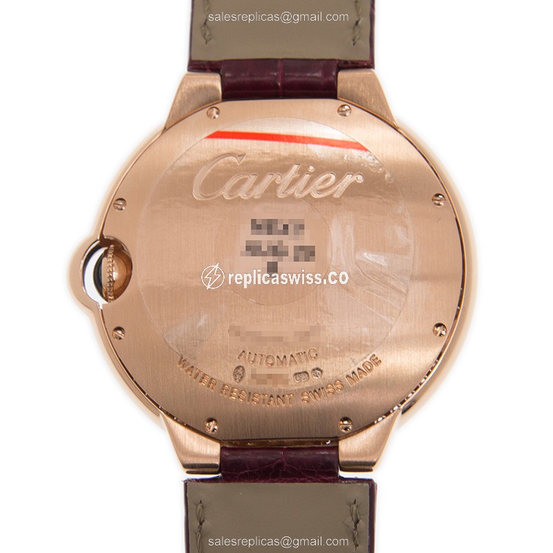 Cartier WJBB0035 BALLON BLEU Automatic 18kt Rose Gold & Diamonds