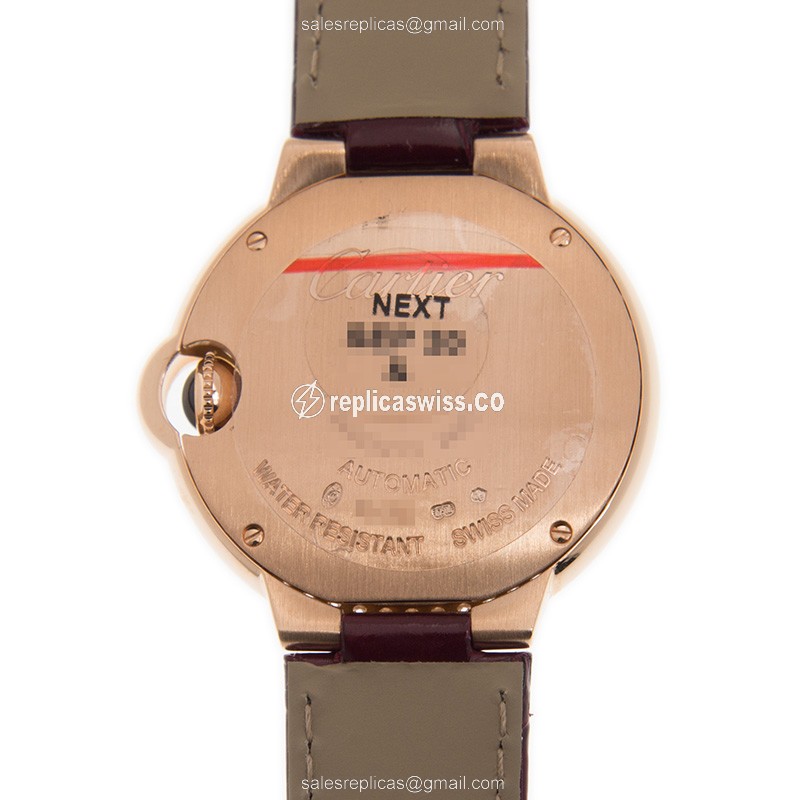 Cartier WJBB0033 BALLON BLEU Automatic 18kt Rose Gold & Diamonds