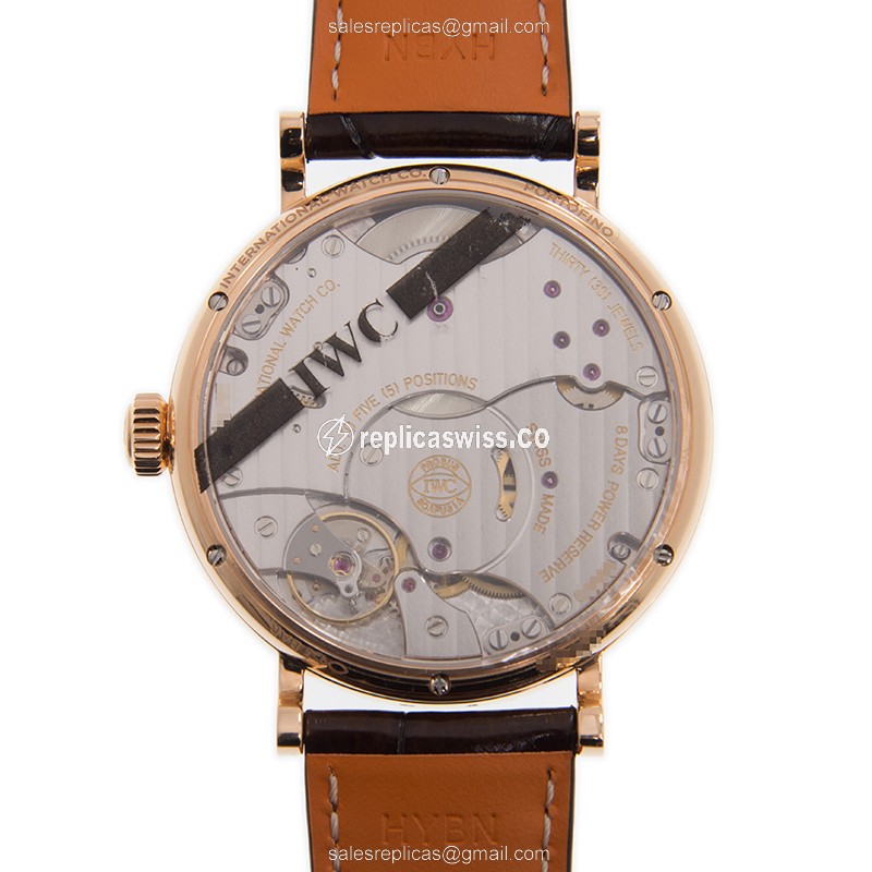 IWC IW516403 PORTOFINO Manual Wind 18kt Rose Gold