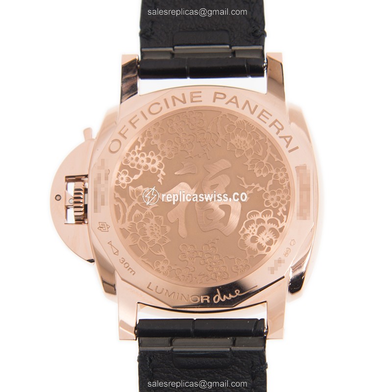 Panerai PAM00908 LUMINOR Automatic 18kt Rose Gold