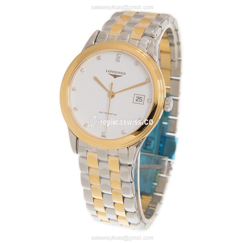 Longines L4.974.3.27.7 FLAGSHIP Automatic Gold-Plated & Stainless Steel