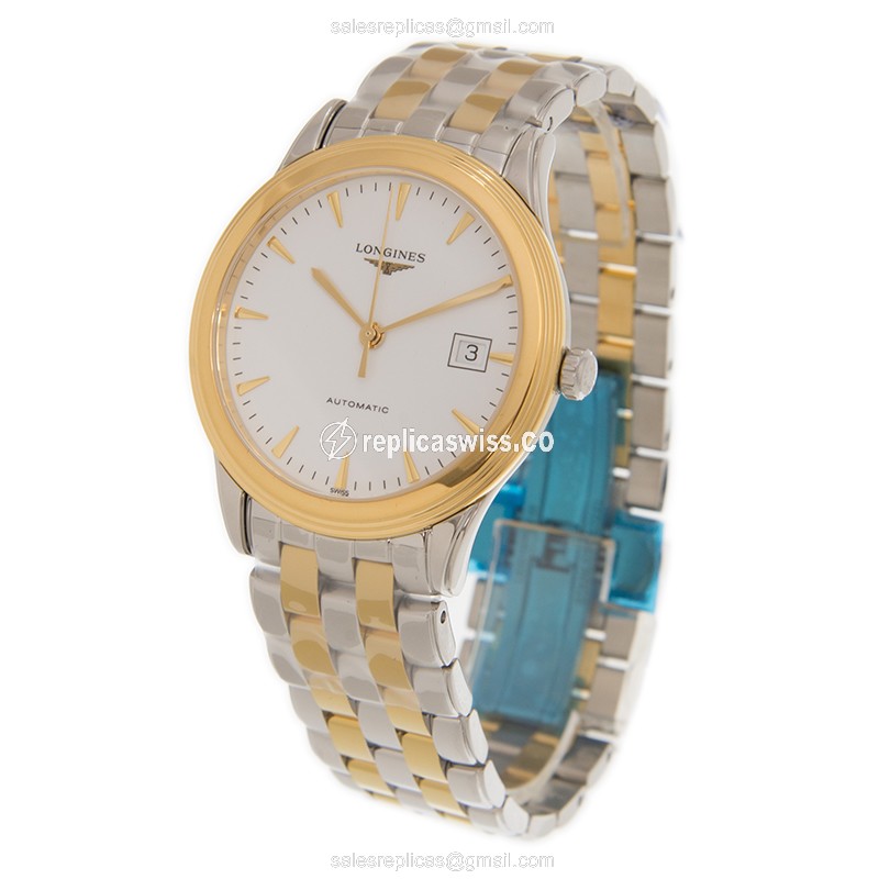 Longines L4.974.3.22.7 FLAGSHIP Automatic Gold-Plated & Stainless Steel